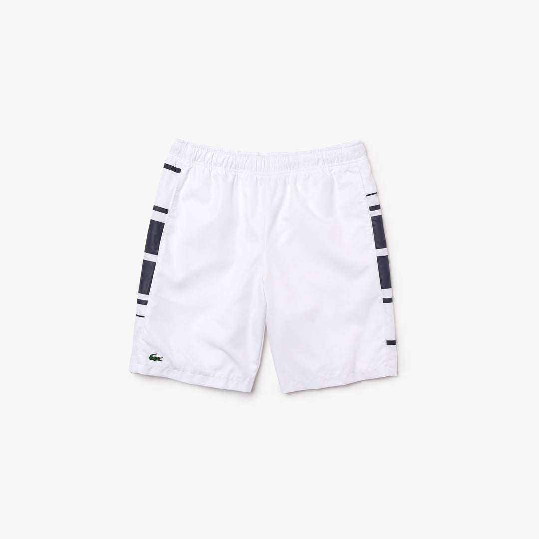 Shop The Latest Collection Of Outlet - Lacoste Men'S Lacoste Sport Printed Side Bands Shorts - Gh0876 In Lebanon