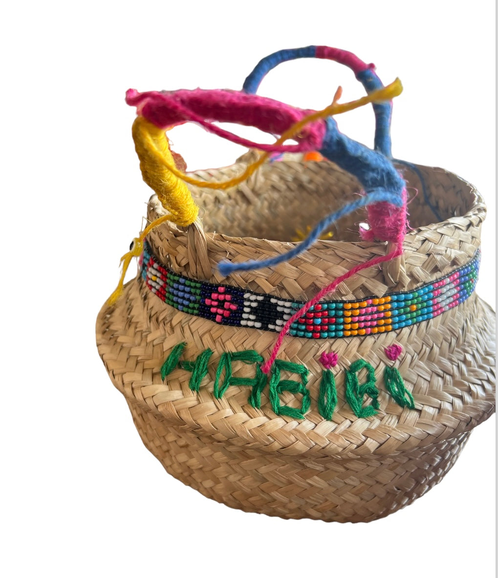 Shop The Latest Collection Of Ema Accessories Straw Basket- Habibi In Lebanon