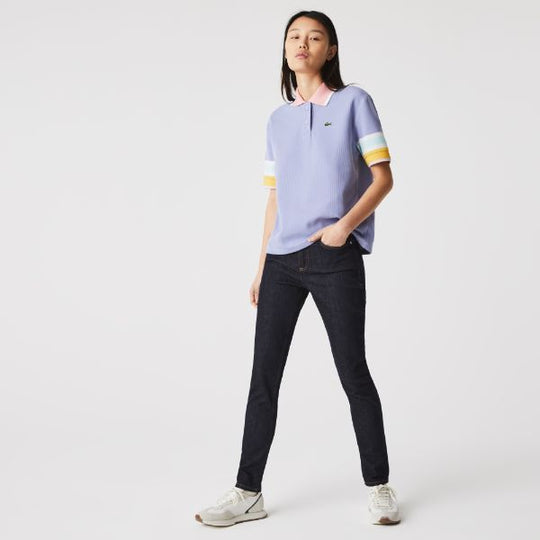 Shop The Latest Collection Of Lacoste Women'S Skinny Fit Stretch Cotton Jeans - Hf5612 In Lebanon