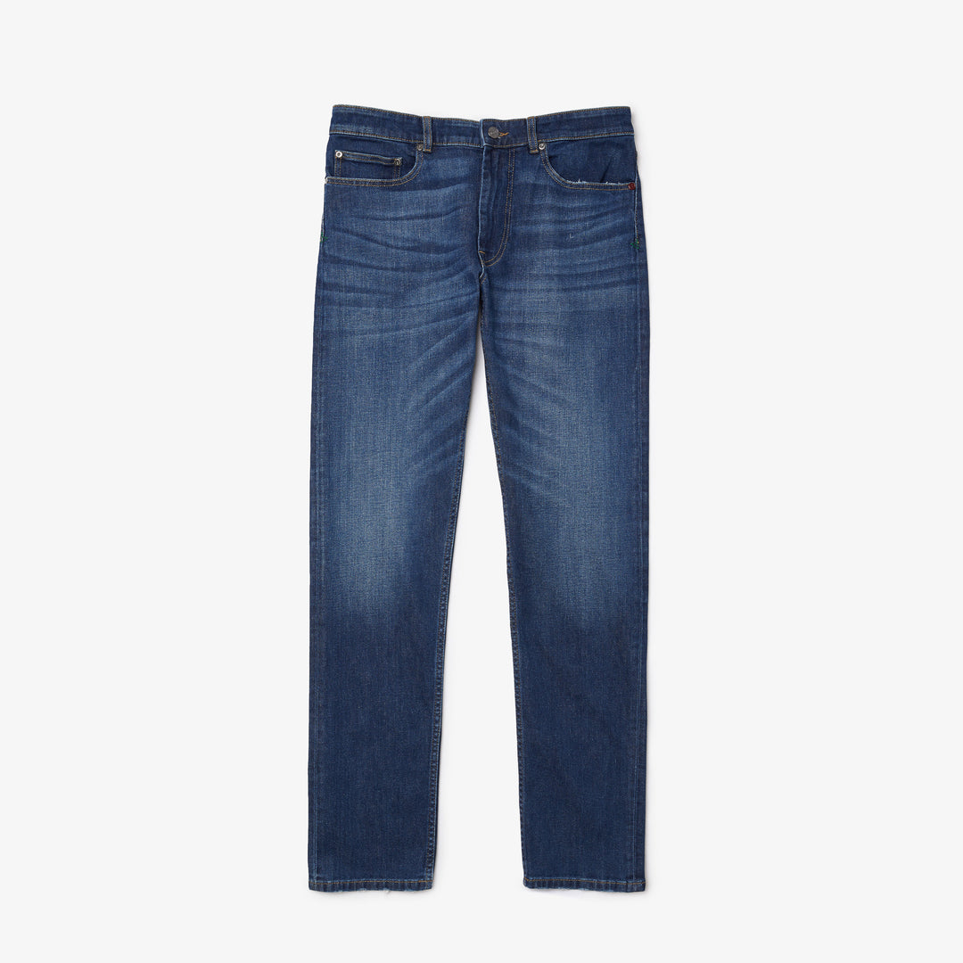 Shop The Latest Collection Of Lacoste Men'S Slim Fit Stretch Cotton Denims Pants - Hh2704 In Lebanon