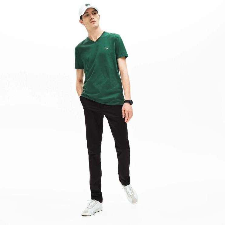 Lacoste Men's Regular Fit Cotton Twill Chino Pants- Hh9555