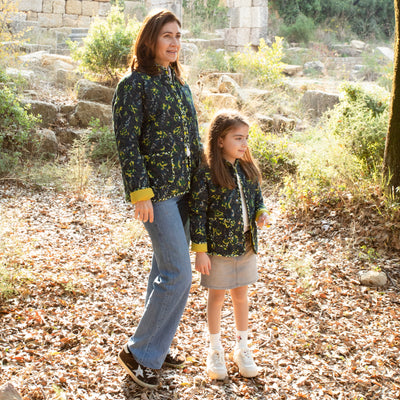 Black quilted jacket (matching mom&daughter)