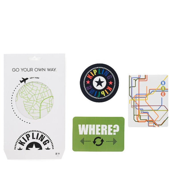 Shop The Latest Collection Of Kipling Sticker Set Map-I7468 In Lebanon