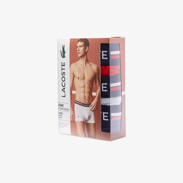 Pack Of 3 Iconic Boxer Briefs With Three-Tone Waistband - 5H3386 - MYHOLDAL LEBANON