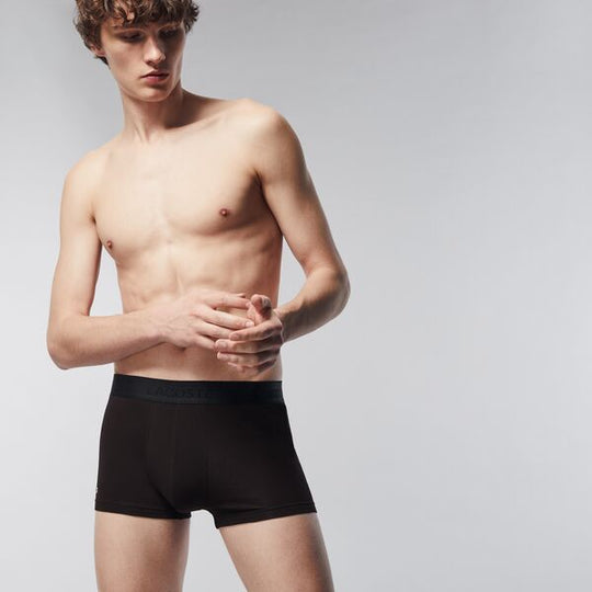 Pack Of 3 Casual Black Boxer Briefs - 5H3407