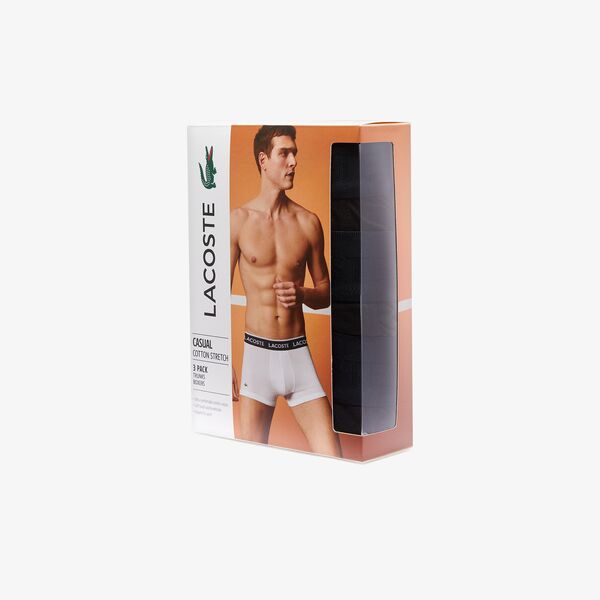 Pack Of 3 Casual Black Boxer Briefs - 5H3407