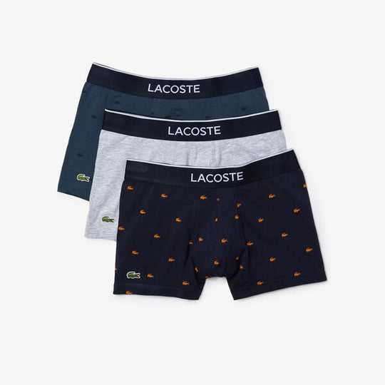 Shop The Latest Collection Of Lacoste Pack Of 3 Casual Signature Boxer Briefs - 5H3411 In Lebanon