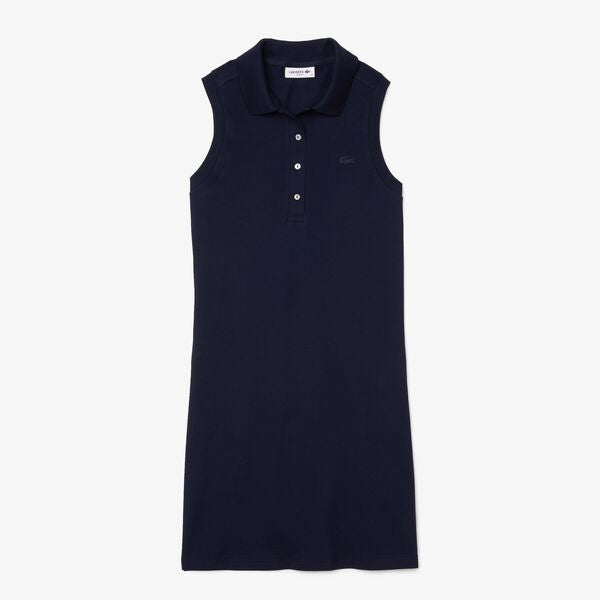 Shop The Latest Collection Of Lacoste Women'S Stretch Cotton Pique Polo Dress - Ef1353 In Lebanon