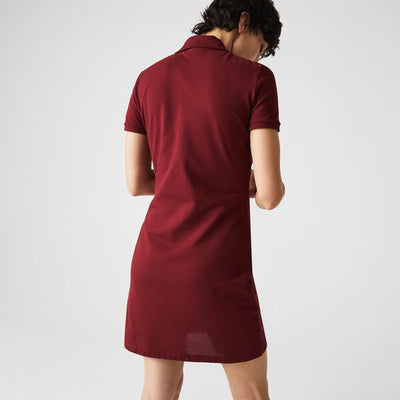 Women's Stretch Cotton Pique Polo Dress-Ef5473
