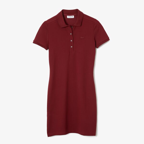 Shop The Latest Collection Of Outlet - Lacoste Women'S Stretch Cotton Pique Polo Dress-Ef5473 In Lebanon
