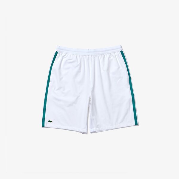 Shop The Latest Collection Of Outlet - Lacoste Men'S Lacoste Sport X Novak Djokovic Breathable Stretch Shorts - Gh9542 In Lebanon