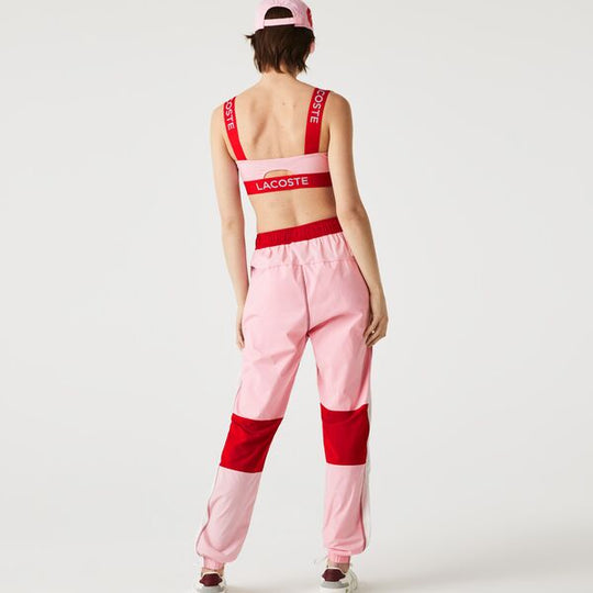 Womens Colour-Block Tracksuit Style Trousers  - Hf1684