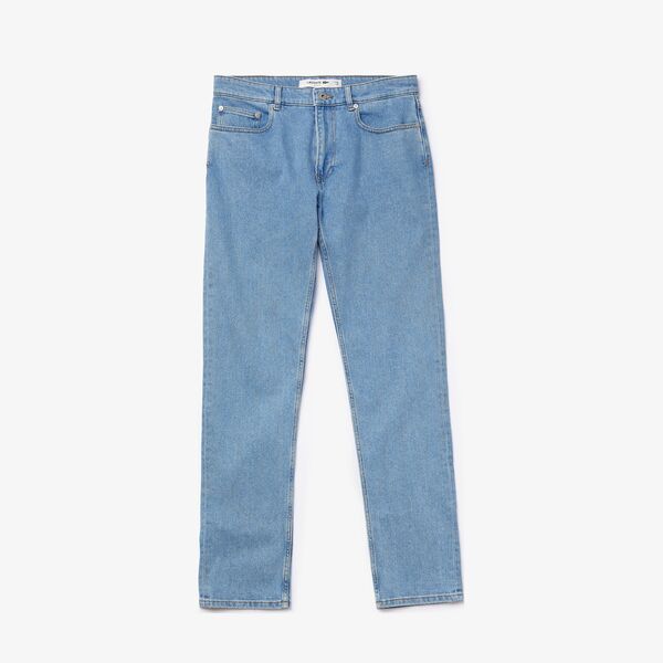 Shop The Latest Collection Of Outlet - Lacoste Men'S Slim Fit Stretch Denim 5-Pocket Jeans - Hh7510 In Lebanon