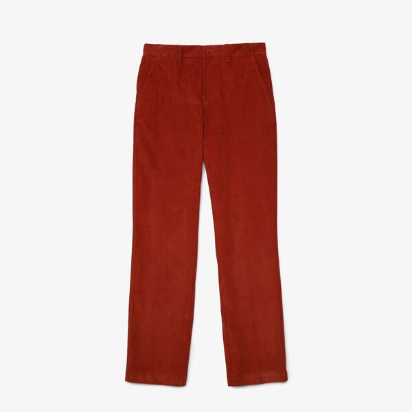 Shop The Latest Collection Of Outlet - Lacoste Men'S Straight Corduroy Chino Pants-Hh7746 In Lebanon