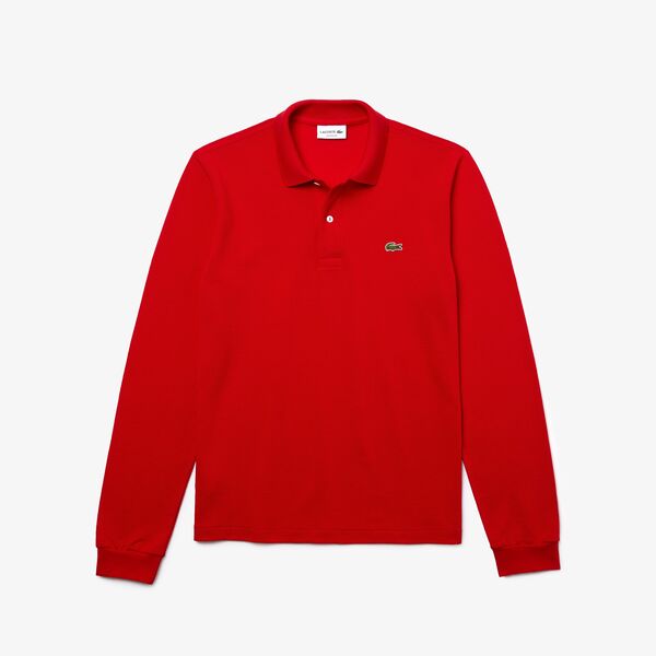 LONG-SLEEVE LACOSTE CLASSIC FIT L.13.12 POLO SHIRT - PERSONALIZABLE-L1312 - myHoldal