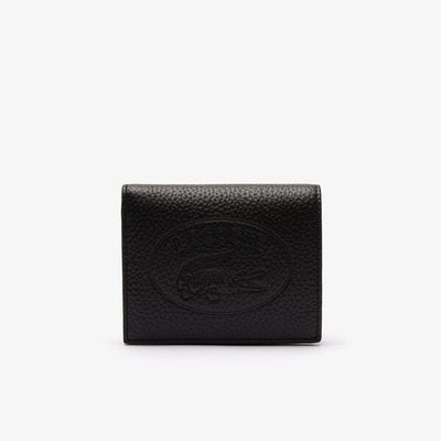 Shop The Latest Collection Of Lacoste Women'S Croco Crew Grained Leather Snap Wallet - Nf2974Nl In Lebanon