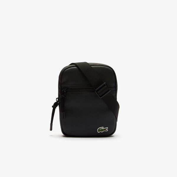 Shop The Latest Collection Of Lacoste Men'S Lcst Coated Canvas Small Flat Crossbody Bag-Nh3307Lv In Lebanon