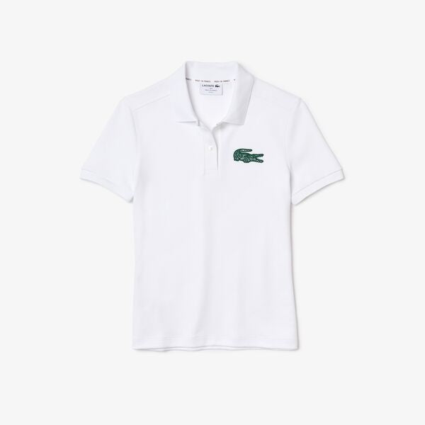 Shop The Latest Collection Of Outlet - Lacoste Womens Lacoste Made In France Two-Ply Cotton Pique Polo Shirt  - Pf1190 In Lebanon