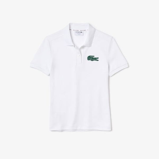 Shop The Latest Collection Of Outlet - Lacoste Womens Lacoste Made In France Two-Ply Cotton Pique Polo Shirt  - Pf1190 In Lebanon