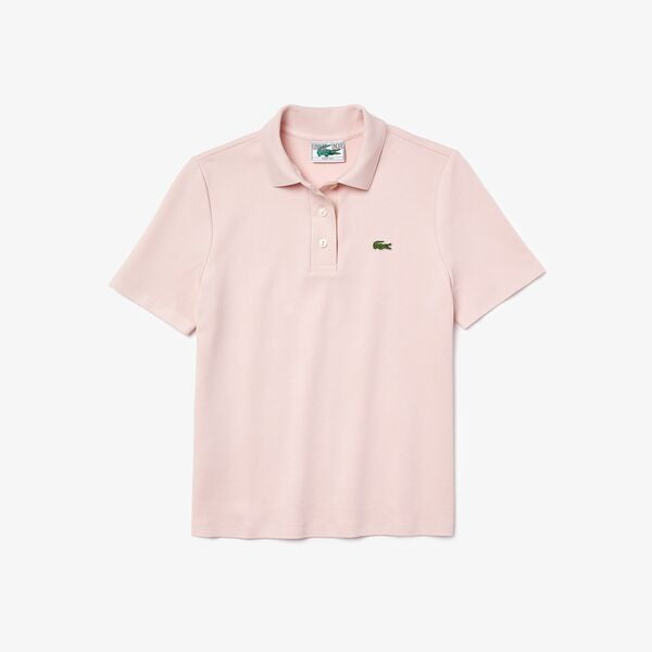 Shop The Latest Collection Of Outlet - Lacoste Women'S Lacoste Regular Fit Striped Organic Cotton Polo Shirt - Pf1883 In Lebanon