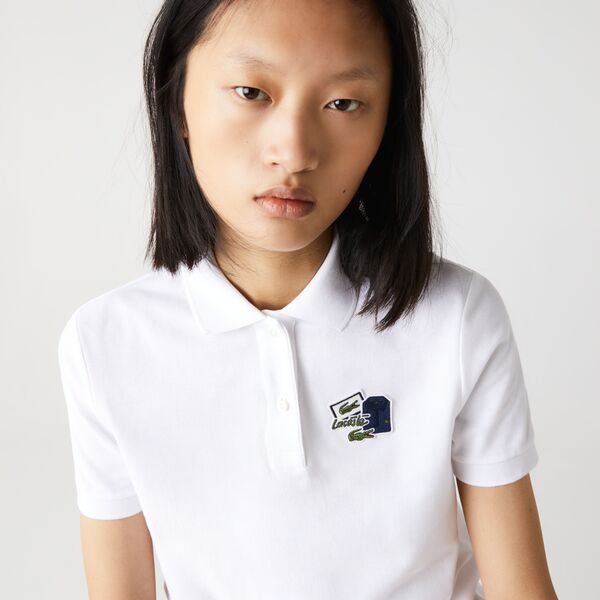 Womens Lacoste Regular Fit Cotton Pique Polo Shirt - Pf3500 - MYHOLDAL LEBANON