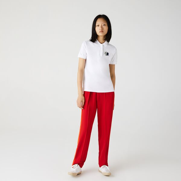 Womens Lacoste Regular Fit Cotton Pique Polo Shirt - Pf3500 - MYHOLDAL LEBANON