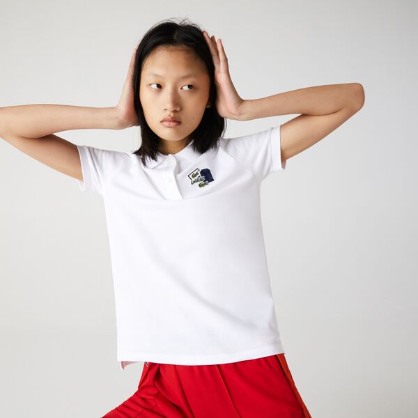 Womens Lacoste Regular Fit Cotton Pique Polo Shirt - Pf3500 - MYHOLDAL LEBANON