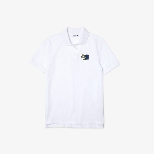 Shop The Latest Collection Of Outlet - Lacoste Womens Lacoste Regular Fit Cotton Pique Polo Shirt - Pf3500 In Lebanon