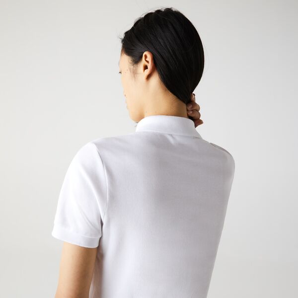 Womens Lacoste Regular Fit Cotton Pique Polo Shirt - Pf3500 - MYHOLDAL LEBANON