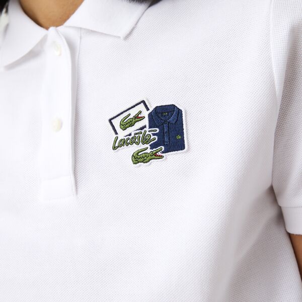 Womens Lacoste Regular Fit Cotton Pique Polo Shirt - Pf3500 - MYHOLDAL LEBANON