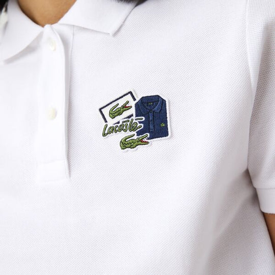 Womens Lacoste Regular Fit Cotton Pique Polo Shirt - Pf3500 - MYHOLDAL LEBANON