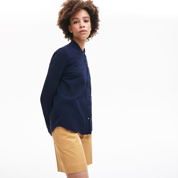 Women's Soft Cotton Polo Shirt - Pf5460