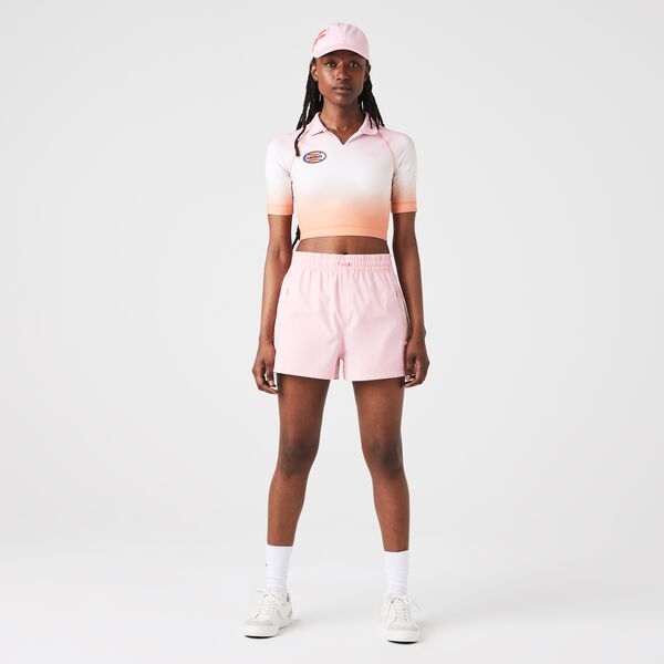 Womens Lacoste Sport Summer Pack Short Gradient And Stretch Polo Shirt  - Pf5743