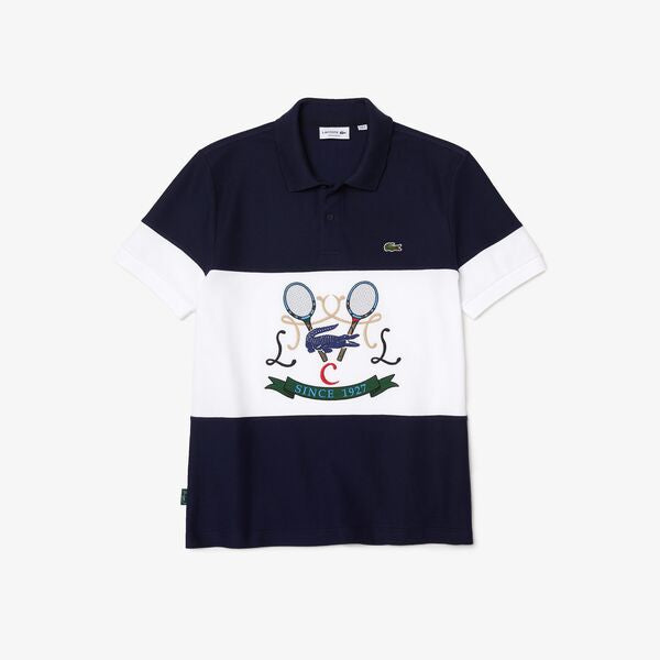 Shop The Latest Collection Of Outlet - Lacoste Mens Lacoste Regular Fit Tennis Embroidery Cotton Polo Shirt  - Ph2098 In Lebanon