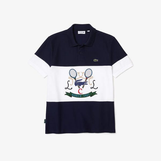 Shop The Latest Collection Of Outlet - Lacoste Mens Lacoste Regular Fit Tennis Embroidery Cotton Polo Shirt  - Ph2098 In Lebanon