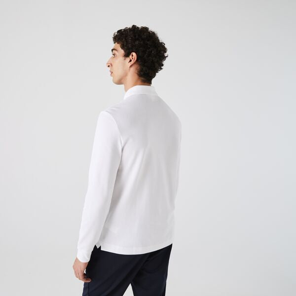 Smart Paris Long-Sleeve Stretch Cotton Piqué Polo Shirt - Ph2481
