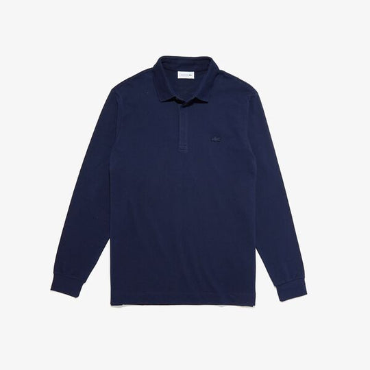 Smart Paris Long-Sleeve Stretch Cotton Piqué Polo Shirt - Ph2481