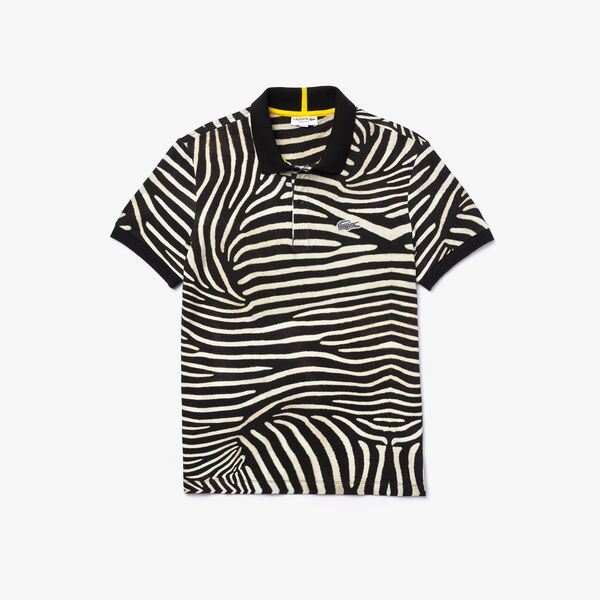 Shop The Latest Collection Of Outlet - Lacoste Mens Lacoste X National Geographic Print Cotton Pique Polo Shirt - Ph6285 In Lebanon