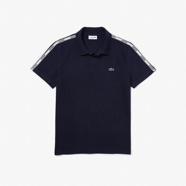 Shop The Latest Collection Of Lacoste Men'S Lacoste Regular Fit Branded Bands Stretch Cotton Polo Shirt - Ph7222 In Lebanon
