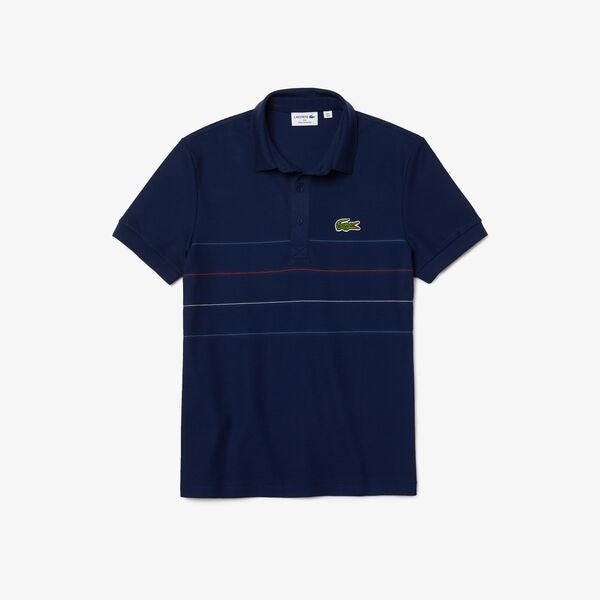 Men'S Lacoste Made In France Regular Fit Textured Cotton Polo Shirt - Ph9710