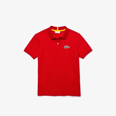 Shop The Latest Collection Of Outlet - Lacoste Girls Lacoste X National Geographic Cotton Pique Polo Shirt - Pj6402 In Lebanon