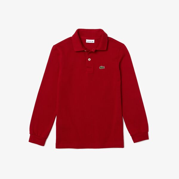 Shop The Latest Collection Of Lacoste Kids' Lacoste Regular Fit Petit Pique Polo Shirt-Pj8915 In Lebanon