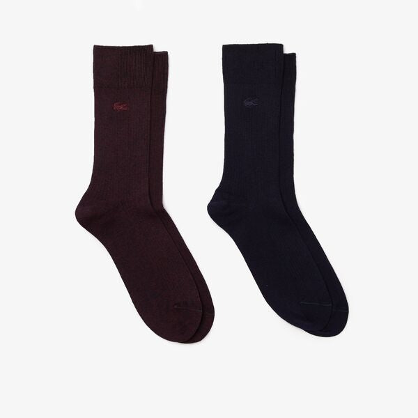 Shop The Latest Collection Of Lacoste Men'S Two-Pack Cotton And Wool Socks - Ra2446 In Lebanon