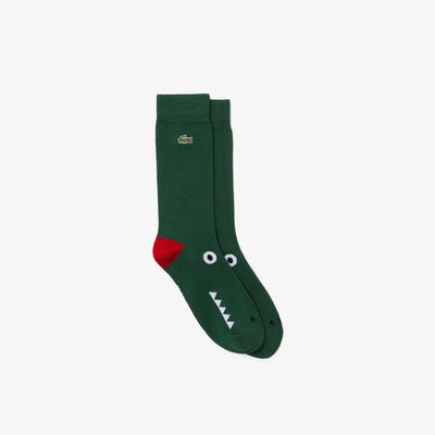 Men'S Crocodile Long Organic Cotton Socks-Ra7406