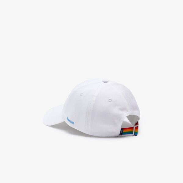 Shop The Latest Collection Of Outlet - Lacoste Men'S Polaroid Collaboration Colour Striped Strap Cap - Rk3381 In Lebanon