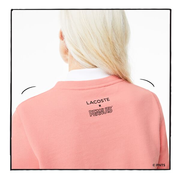 Women's Lacoste X Peanuts Crew Neck Organic Cotton Sweatshirt-Sf8861