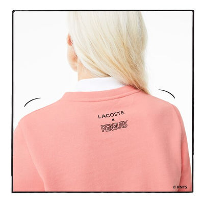 Women'S Lacoste X Peanuts Crew Neck Organic Cotton Sweatshirt-Sf8861