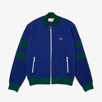 Shop The Latest Collection Of Outlet - Lacoste Men'S Heritage Teddy Style Zippered Cotton Blend Sweatshirt-Sh7393 In Lebanon