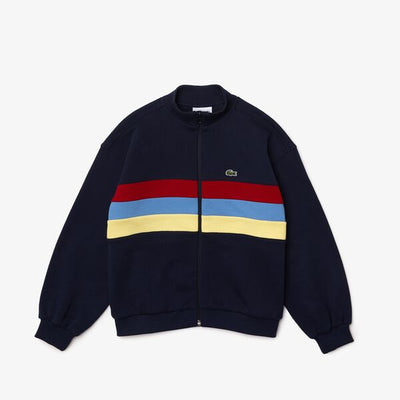 Kids' Colorblock Bands Fleece Zip Sweatshirt-Sj7546
