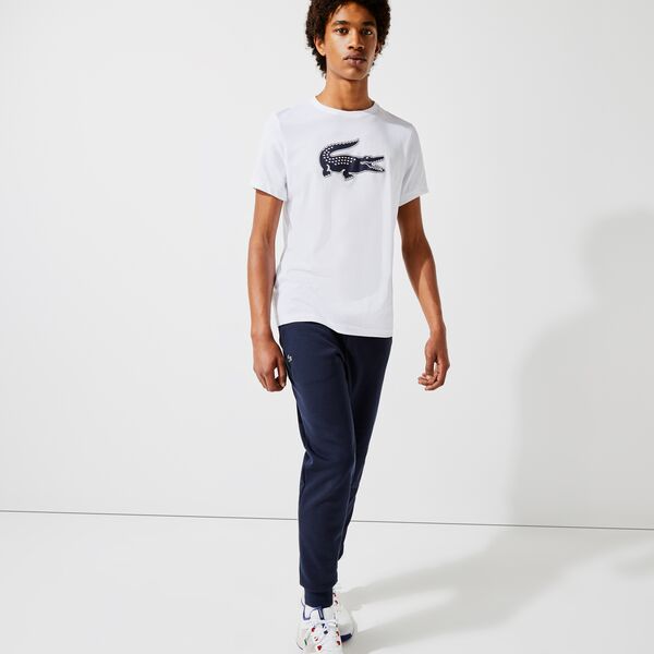 Men'S Lacoste Sport 3D Print Crocodile Breathable Jersey T-Shirt-Th2042